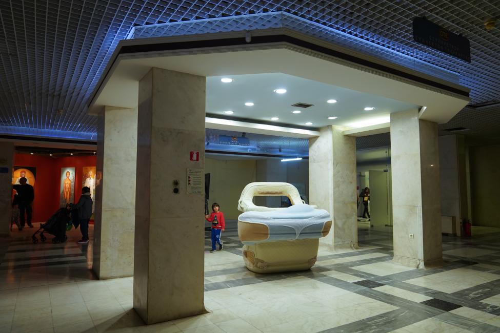 Anna Uddenberg, Dom Depot, 2018, installation view, 6th Athens Biennale 2018 ANTI, photo by Nysos Vasilopoulos